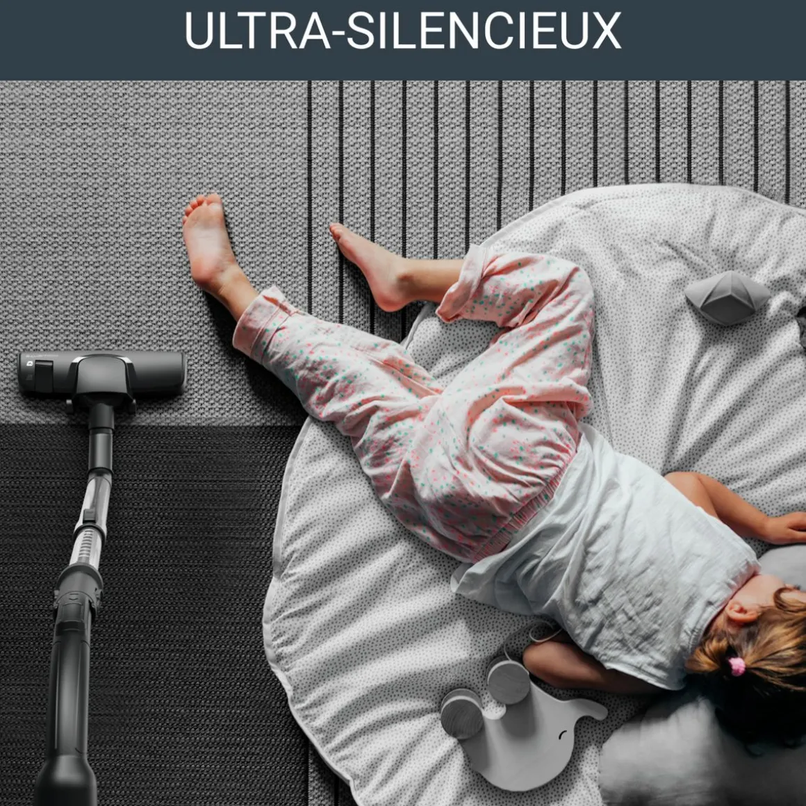 Aspirateur traîneau avec sac RO6164EA - Gris