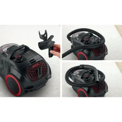 Aspirateur traîneau sans sac BGS21POW2 - Noir