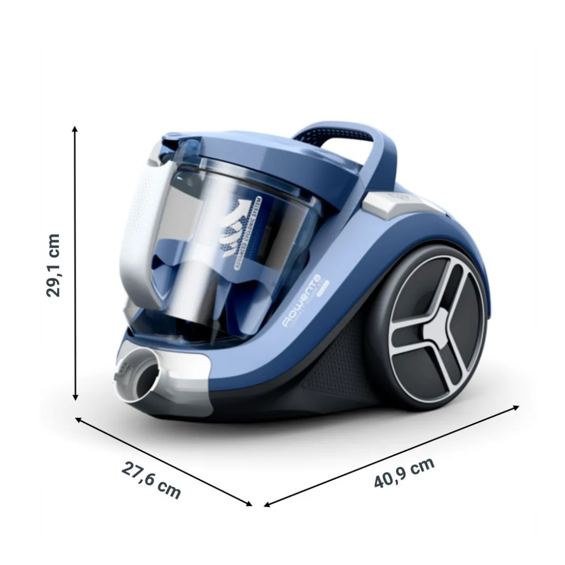 Aspirateur traîneau sans sac RO4B21EA - Bleu