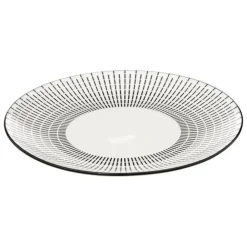 Assiette de Présentation Porcelaine Lunis 30cm Noir