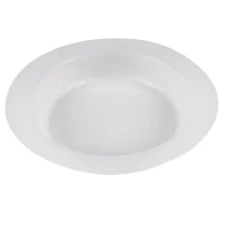 Assiette en Plastique Bébé 19cm Blanc