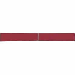 Auvent lateral retractable de patio 140x1200 cm Rouge