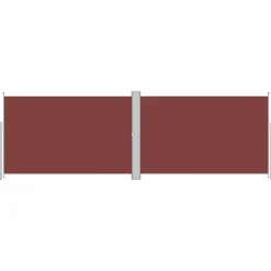 Auvent lateral retractable Marron 200x600 cm