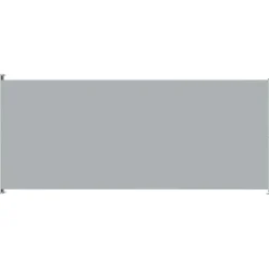 Auvent lateral retractable de patio 200x500 cm Gris