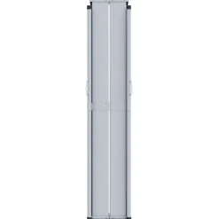 Auvent lateral retractable Marron 220x600 cm