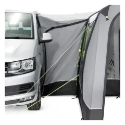 Auvent pour fourgon - KAMPA - Touring Air RH - Grand espace, fenetres larges, ventilations moustiquaires, chambre 4 personnes, m