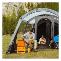 Auvent pour fourgon - KAMPA - Touring Air RH - Grand espace, fenetres larges, ventilations moustiquaires, chambre 4 personnes, m