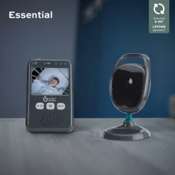 Babyphone vidéo Essential Babymoov - portée 250m - longue autonomie