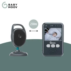Babyphone vidéo Essential Babymoov - portée 250m - longue autonomie