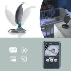 Babyphone vidéo Essential Babymoov - portée 250m - longue autonomie