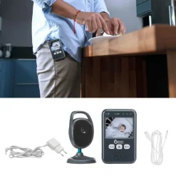 Babyphone vidéo Essential Babymoov - portée 250m - longue autonomie