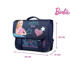 BAGTROTTER Cartable 38 cm Barbie Bleu