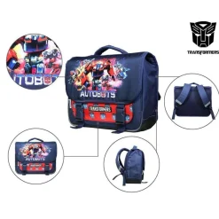 BAGTROTTER Cartable 38 cm Hasbro Transformers Bleu