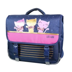 BAGTROTTER Cartable 38 cm Lili Lou X Phileas Bleu