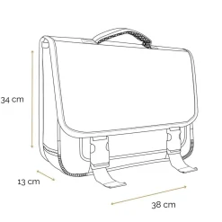 BAGTROTTER Cartable 38 cm Lili Lou X Phileas Bleu
