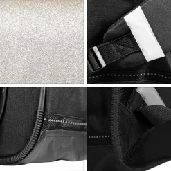 BAGTROTTER Cartable 38 cm Miniseri Doré paillettes Glitter