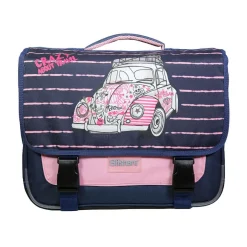 BAGTROTTER Cartable 38 cm Offshore Bleu Voiture