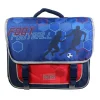 BAGTROTTER Cartable 38 cm Phileas Football Bleu - Le Plus Confortable des Cartables - Ergonomie/Confort/Sécurité - Système Smart Comfort
