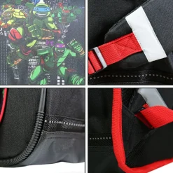 BAGTROTTER Cartable 38 cm Tortues Ninja Noir