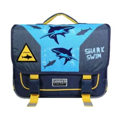 BAGTROTTER Cartable 38 cm Vorax Bleu Requin