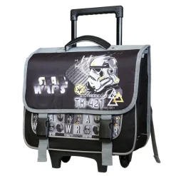 BAGTROTTER Cartable à roulettes 38 cm Disney Star Wars Noir