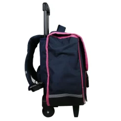BAGTROTTER Cartable à roulettes 38 cm Phileas Arc En Ciel Bleu - Le Plus Confortable des Cartables - Ergonomie/Confort/Sécurité - Système Smart Comfort