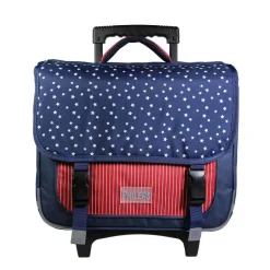BAGTROTTER Cartable à roulettes 38 cm Phileas Bleu USA