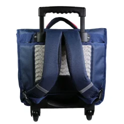 BAGTROTTER Cartable à roulettes 38 cm Phileas Bleu USA