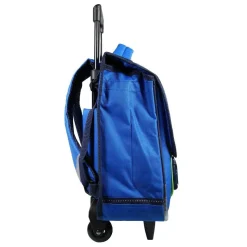 BAGTROTTER Cartable à roulettes 38 cm Ligue 1 Football Bleu