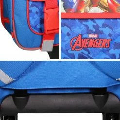 BAGTROTTER Cartable à roulettes 38 cm Avengers Multicolore