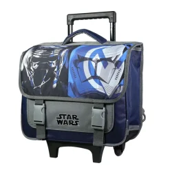 BAGTROTTER Cartable à roulettes 38 cm Disney Star Wars Multicolore