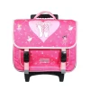 BAGTROTTER Cartable à roulettes 38 cm Phileas Rose Danseuses