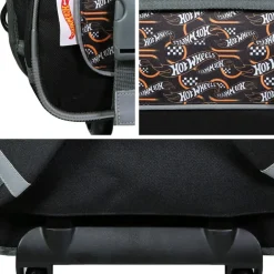 BAGTROTTER Cartable à roulettes 38 cm Hot Wheels Multicolore