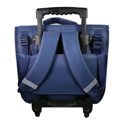 Bagtrotter Cartable à roulettes 38 cm Lili Lou Bleu