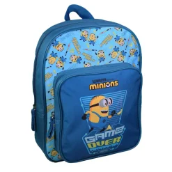 BAGTROTTER Sac à dos 31 cm avec poche maternelle Les Minions Bleu