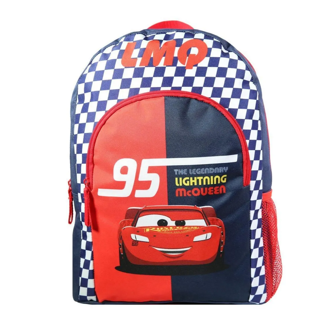 BAGTROTTER Sac à dos 37 cm avec poche Disney Cars Rouge et bleu