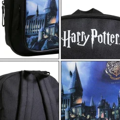BAGTROTTER Sac à dos 31 cm avec poche maternelle Harry Potter Noir