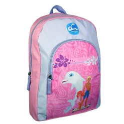 BAGTROTTER Sac à dos 37 cm avec poche Oum Le Dauphin Rose