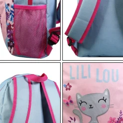 BAGTROTTER Sac à dos 37 cm avec poche Lili Lou Rose