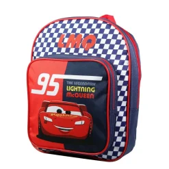 BAGTROTTER Sac à dos 31 cm avec poche maternelle Cars Rouge et bleu