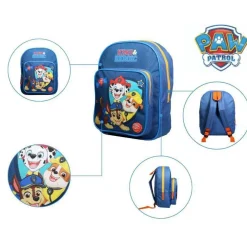 BAGTROTTER Sac à dos 31 cm avec poche Pat'Patrouille Bleu