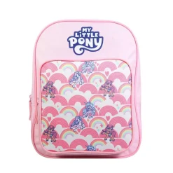 BAGTROTTER Sac à dos 31 cm avec poche maternelle My Little Pony Arc en ciel Rose