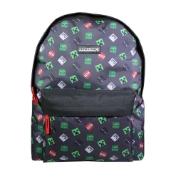 BAGTROTTER Sac à dos 1 compartiment Minecraft Noir
