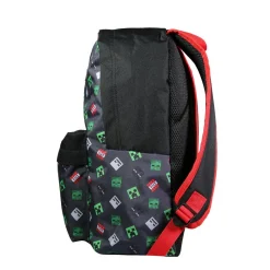 BAGTROTTER Sac à dos 1 compartiment Minecraft Noir