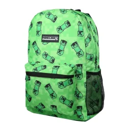 BAGTROTTER Sac à dos 1 compartiment Minecraft Jeu Vidéo Vert