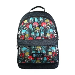 BAGTROTTER Sac à dos 2 compartiments Bishop Parigo Multicolore Art