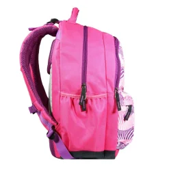 BAGTROTTER Sac à dos 2 compartiments Phileas Rose Zèbre