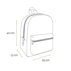 BAGTROTTER Sac à dos 1 compartiment Offshore Beige Van & Surf