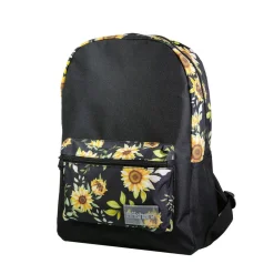 BAGTROTTER Sac à dos 1 compartiment Offshore Noir Tournesols