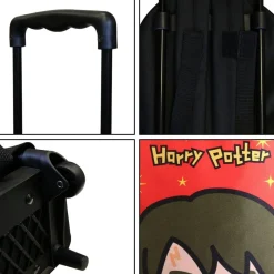 BAGTROTTER Sac à dos à roulettes 31 cm maternelle Harry Potter Rouge Chibi